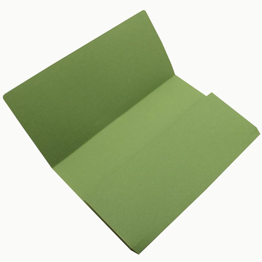 Exacompta Guildhall Green A4+ Manilla Document Wallet 50 Pack Image 3
