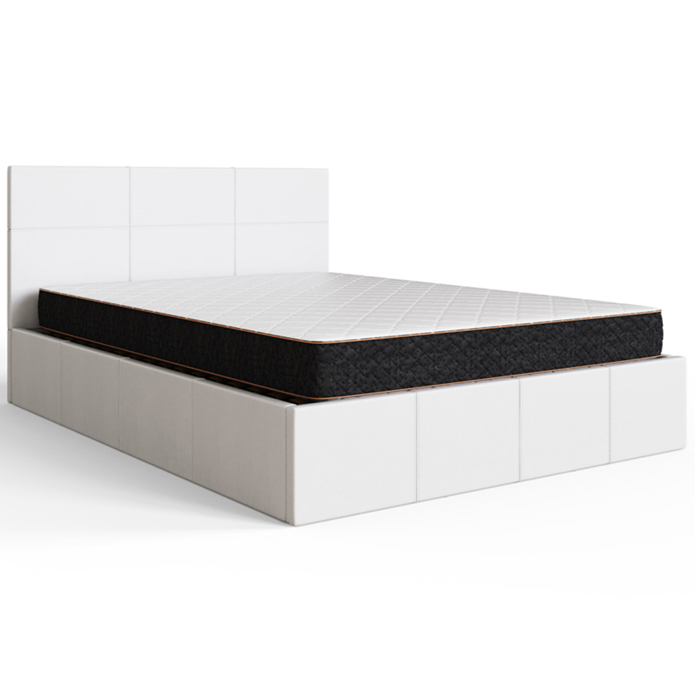 GFW Double White End Lift Ottoman Bed Image 2