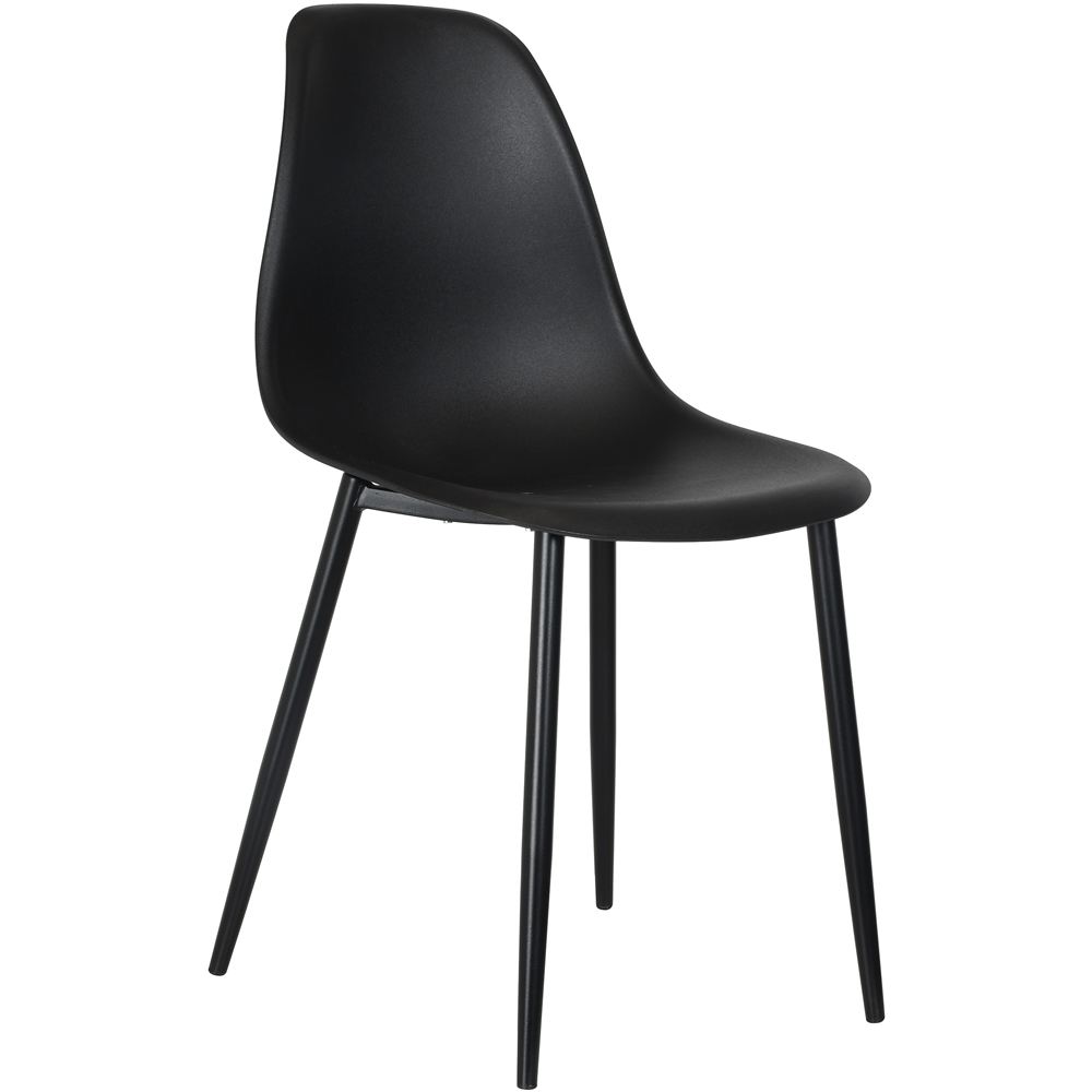 Core Products Aspen Set of 2 Black Curved Chair Image 3