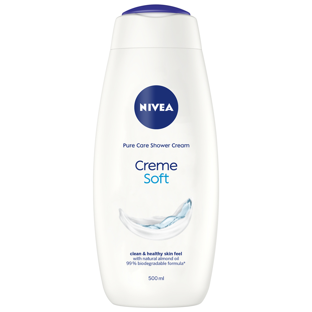 Nivea Pure Care Shower Creme Soft 500ml Image 1