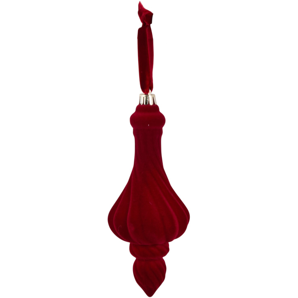 Pack of 4 Decorative Flocked Droplets Image 2