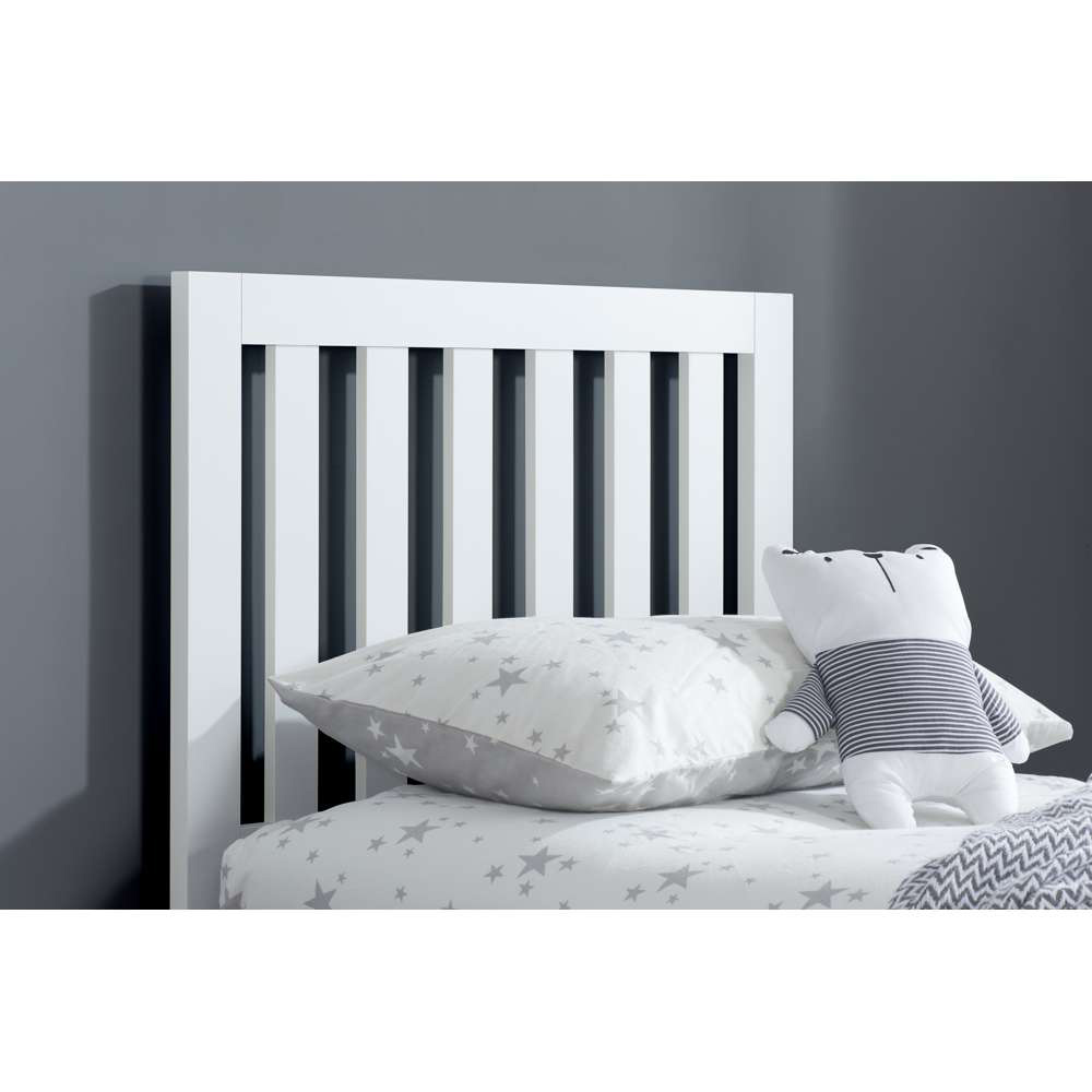 Appleby Single White Bed Image 7