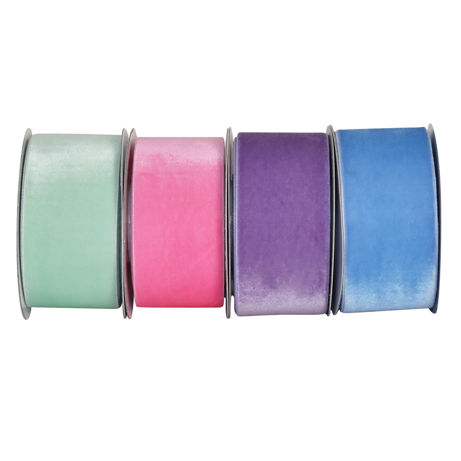 Light Velvet Ribbon - Multicolour Image 1