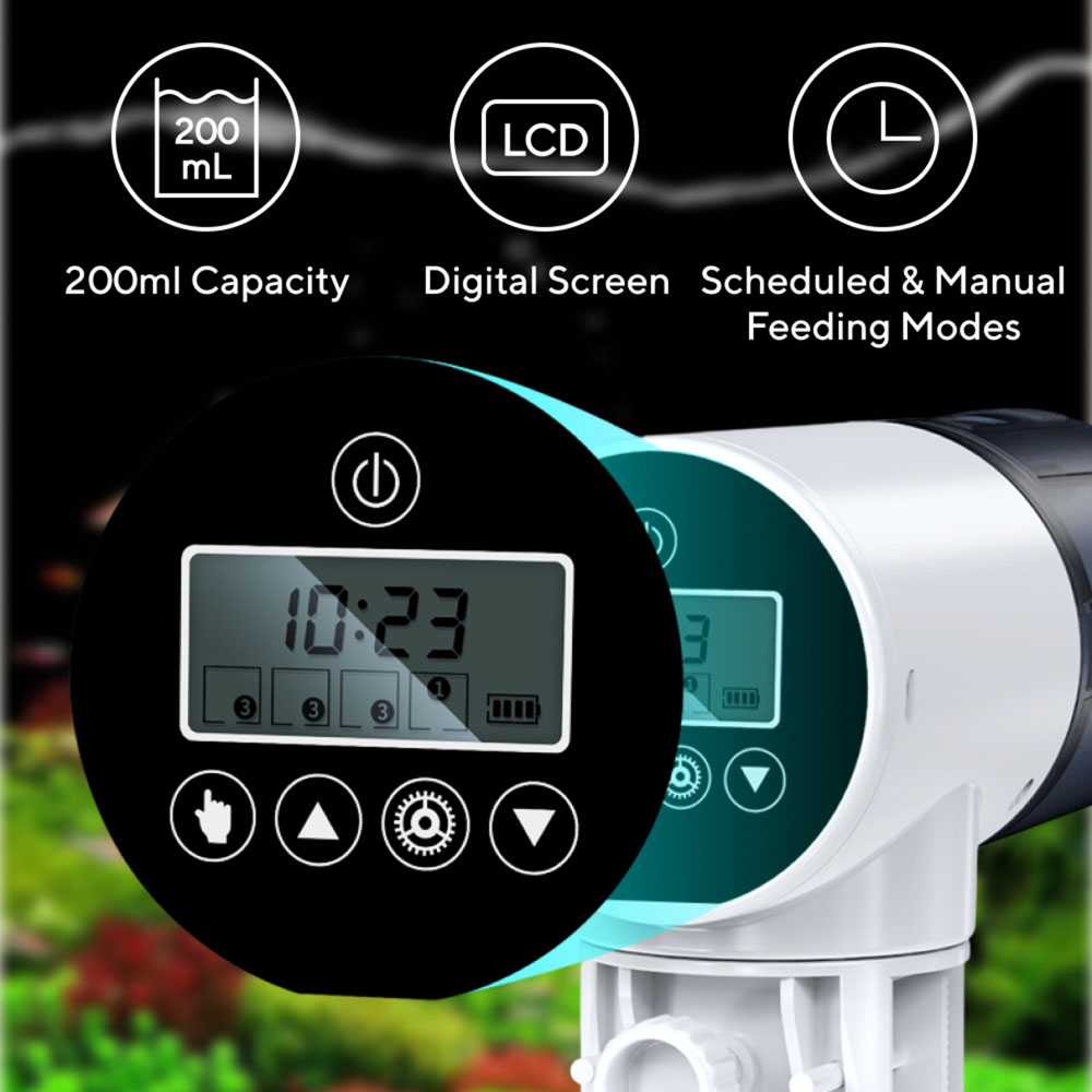 noerden Bubbly Automatic Fish Feeder Image 2