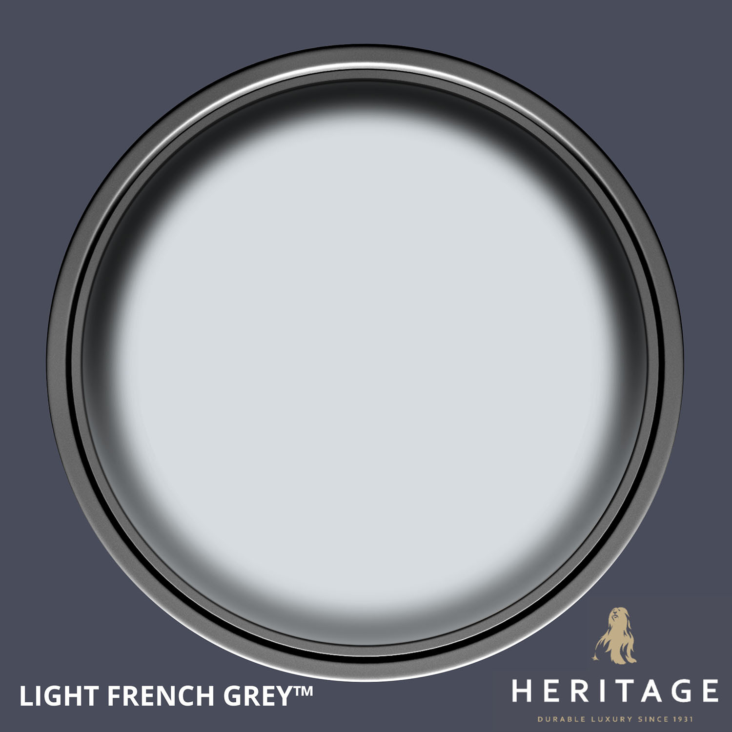 Dulux Heritage Walls and Ceilings Light French Grey Velvet Matt Emulsion Paint 2.5L Image 4