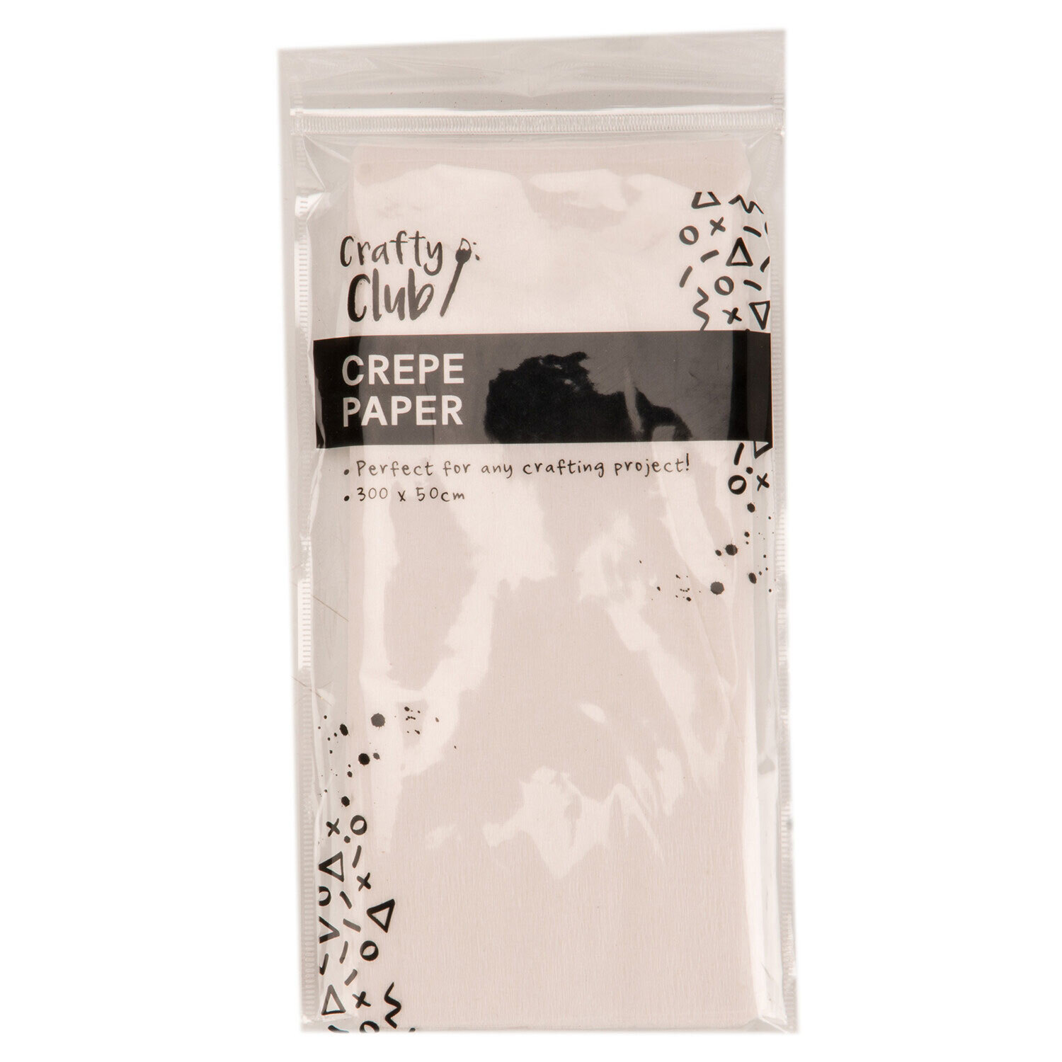Crafty Club Crepe Paper - White Image