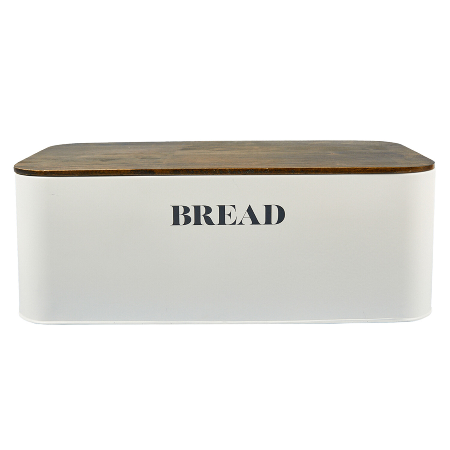 Sanctuary Rectangular Bread Bin - White Image 1