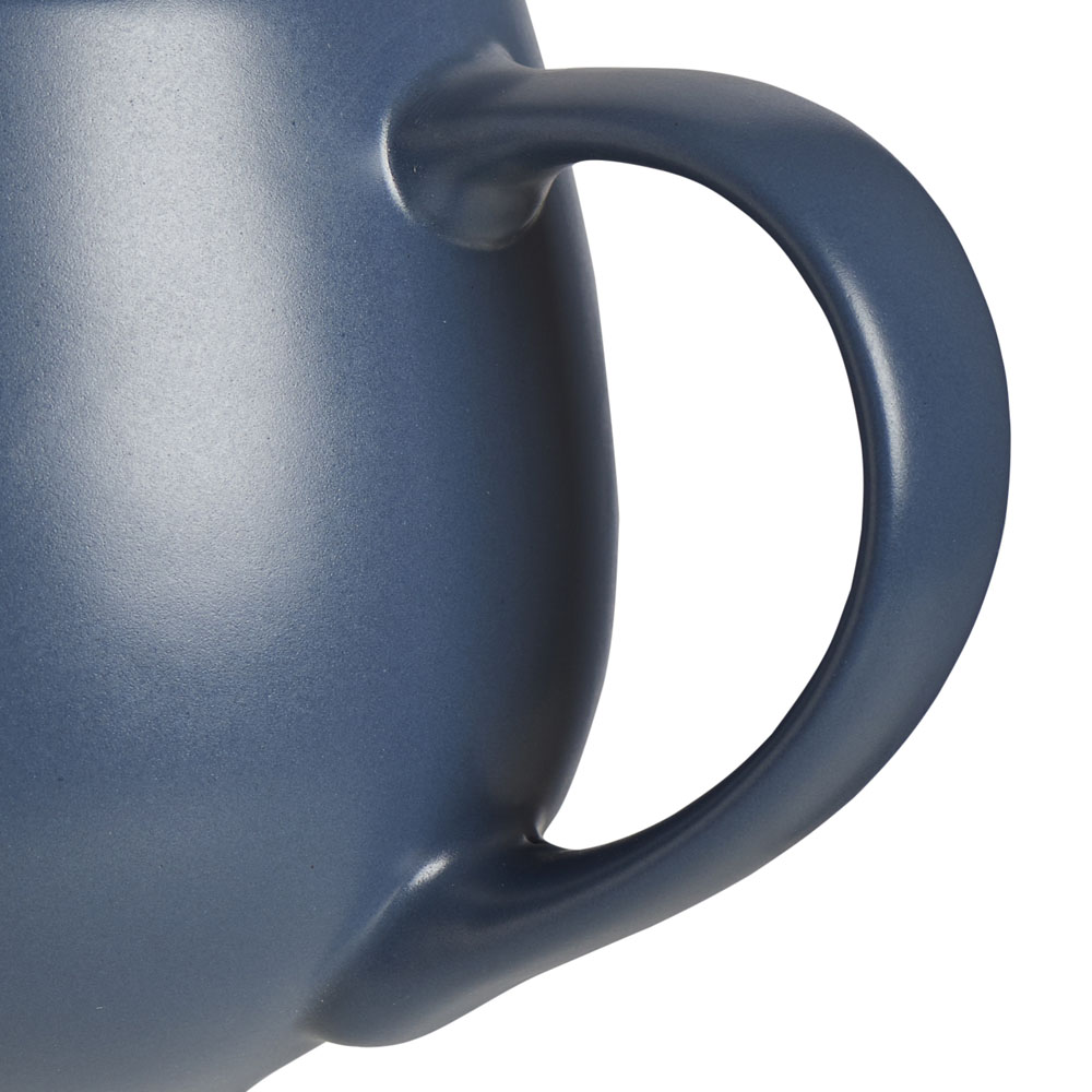 Wilko Blue Soft Touch Mug Image 3