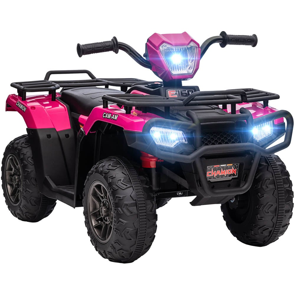 Tommy Toys Ride On Electric Quad Bike Pink 12V Image 1