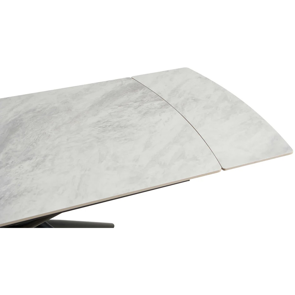 DS Living Kairo 6 Seater Extendable Dining Table Marble Pattern Image 5
