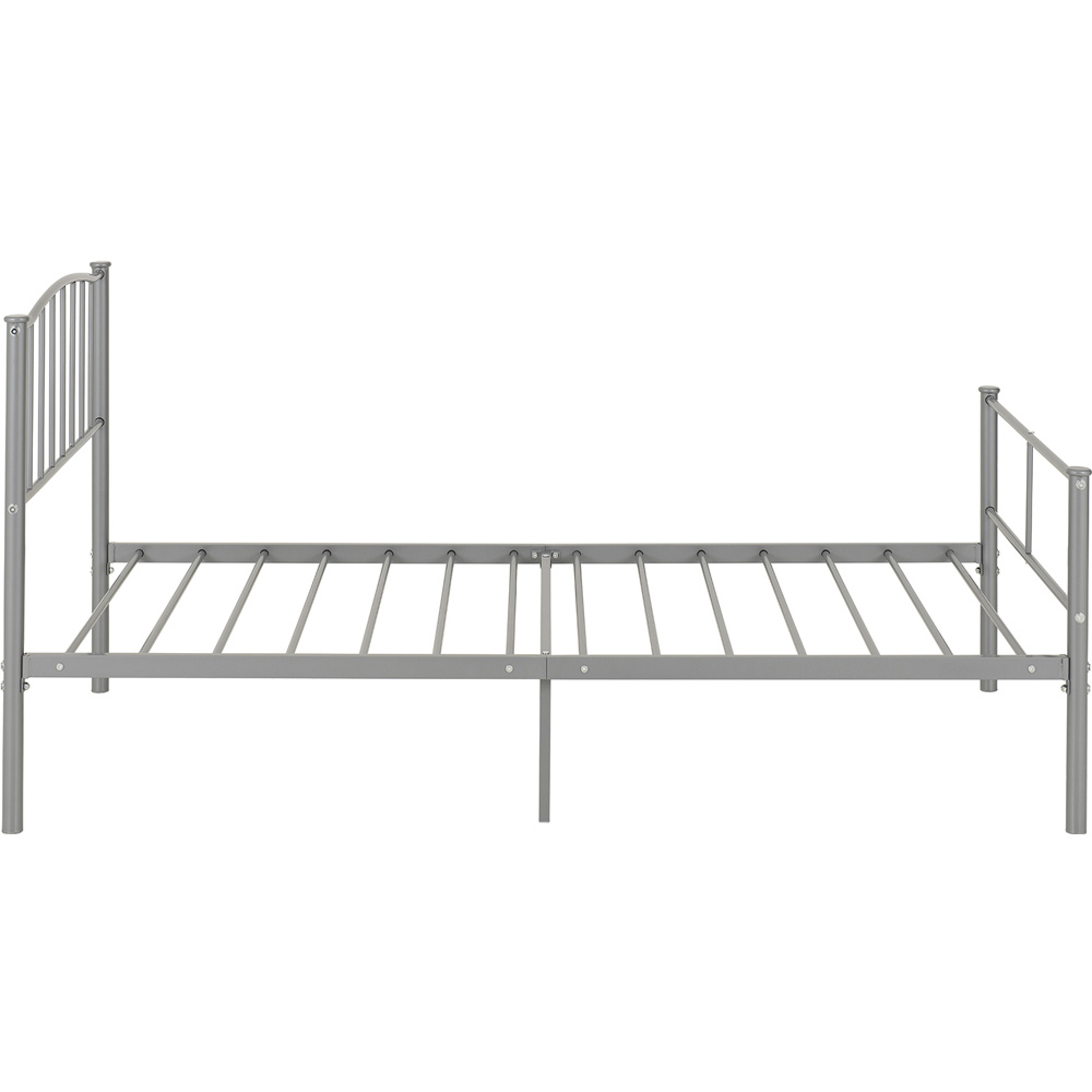 Seconique Newton Single Silver Bed Frame Image 5