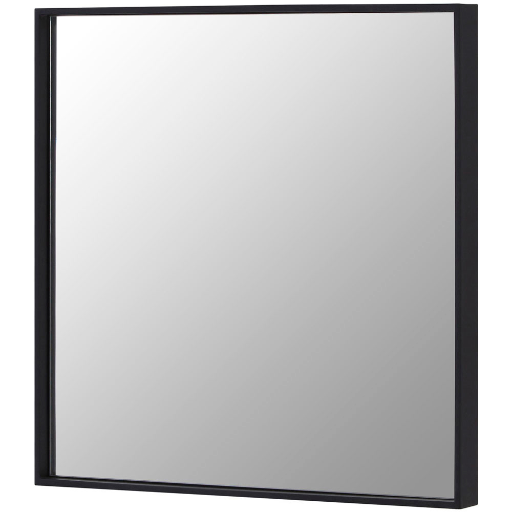 Premier Housewares Matte Black Wall Mirror Image 3