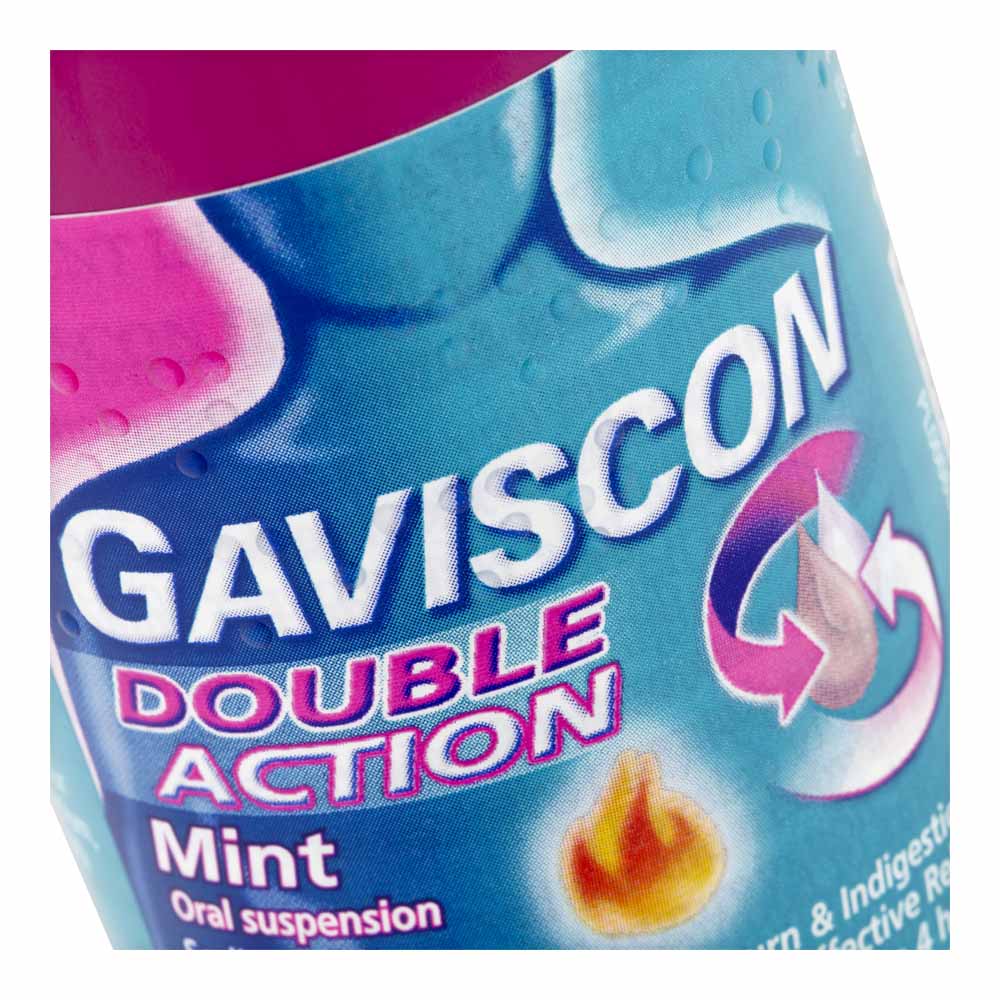 Gaviscon Double Action Heartburn and Indigestion Liquid 150ml Image 2