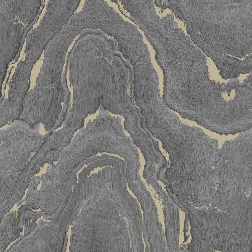 Muriva Woodgrain Charcoal Wallpaper Image 1