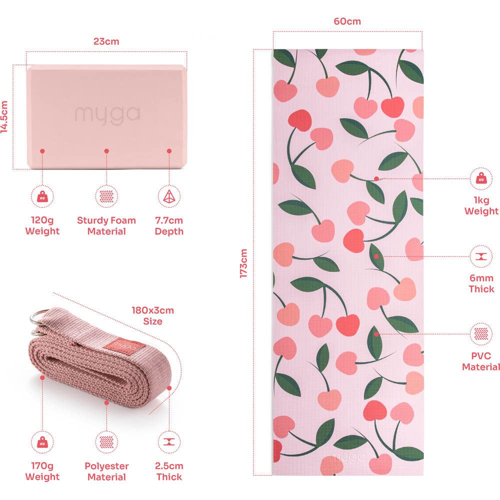 Myga Heart Cherry Yoga Starter Set Image 4
