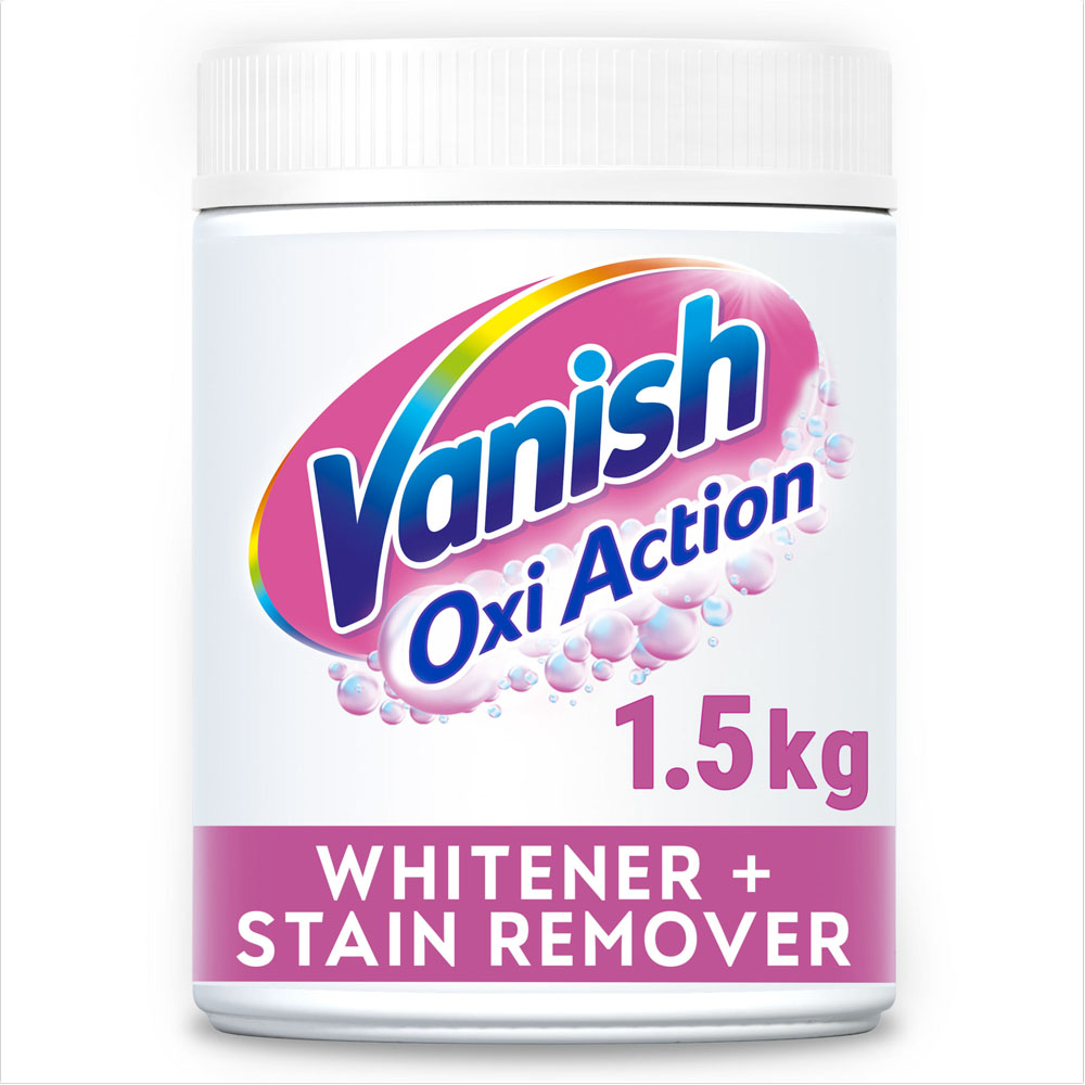 Vanish Oxi Action Fabric Whitener and Stain Remover 1.5kg Image