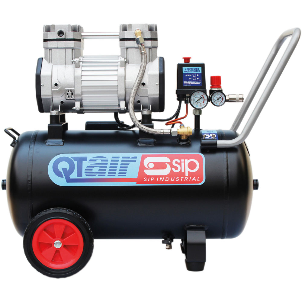 SIP QT AIR DD 1.5hp 50L Ultra Low Noise Oil-Free Direct Drive Compressor Image 2