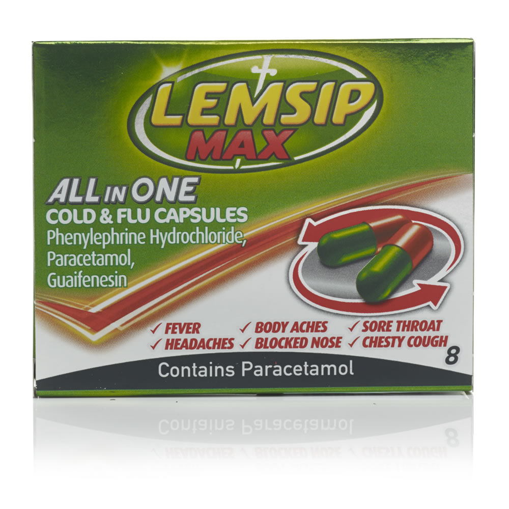 Lemsip All in One Capsules 8 pack Image