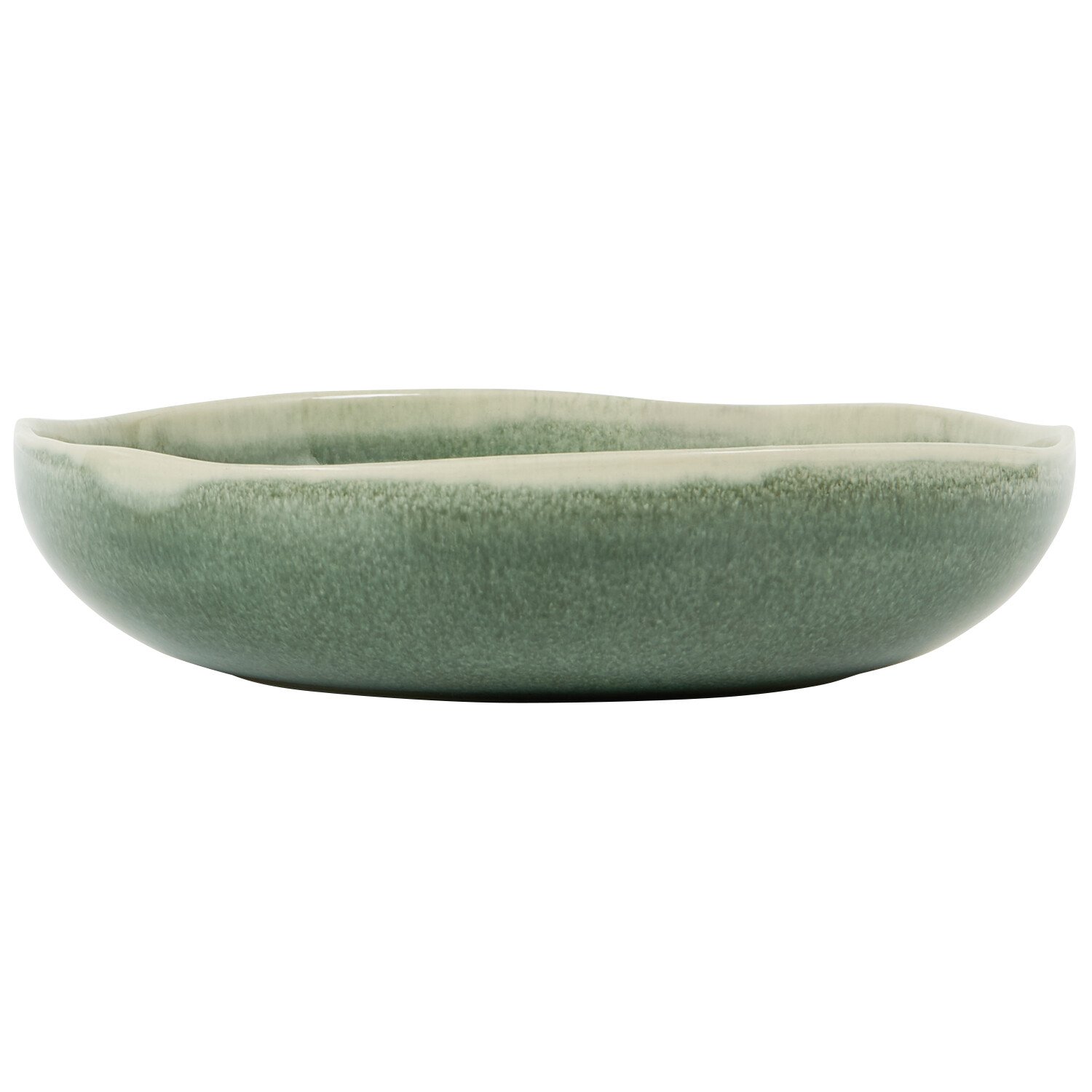 Juniper Reactive Glaze Green Pasta Bowl - Green Image 1