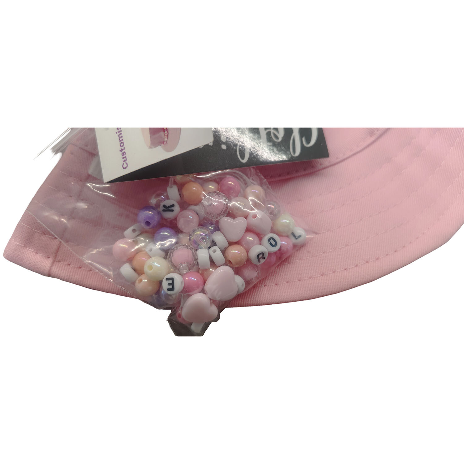 Personalise Your Own Bucket Hat for Kids Pink or Blue Image 4