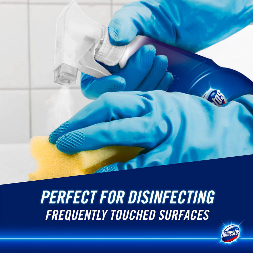Domestos Multipurpose Bleach Surface Cleaner Disinfectant Spray 700ml 6 Pack Image 3