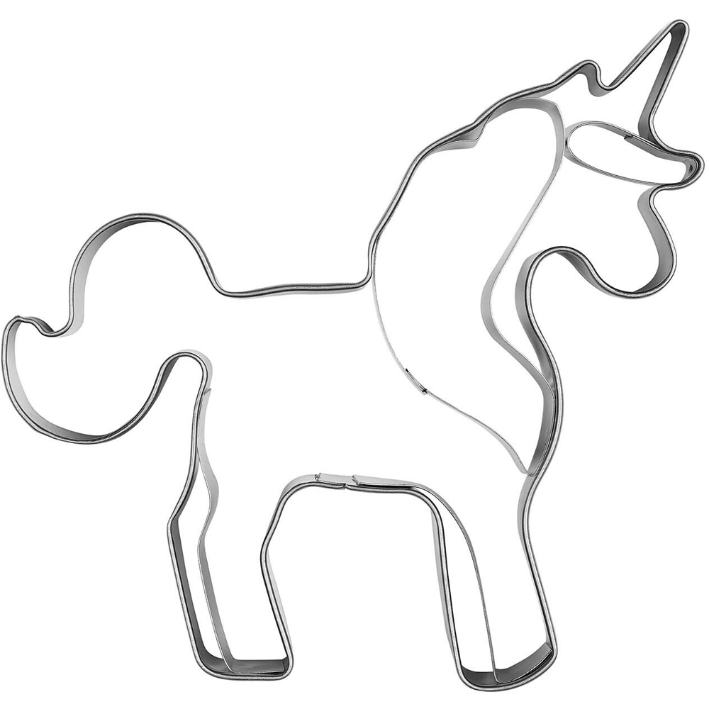Tala Unicorn Cookie Cutter - Silver Image 1