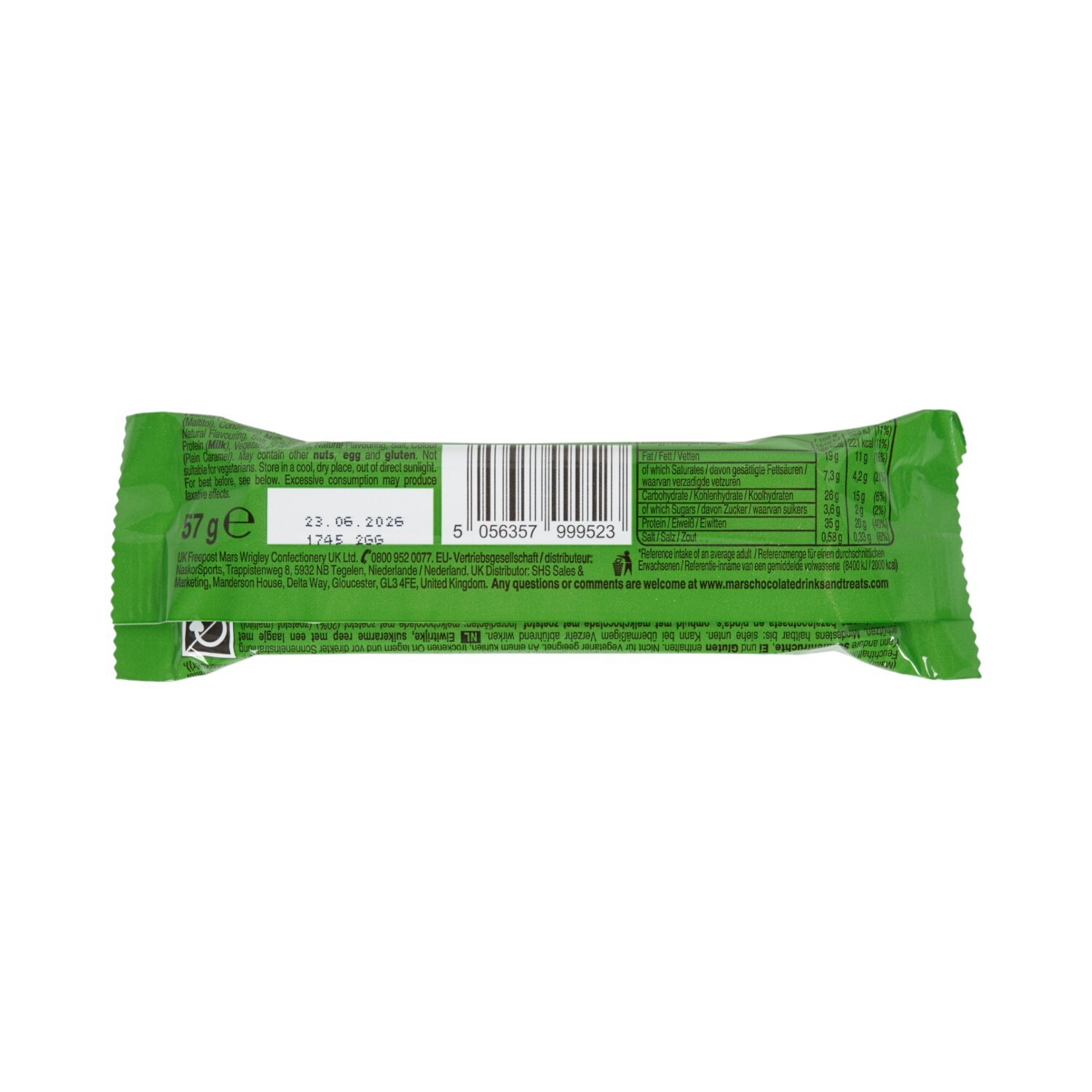 Snickers Low Sugar Protein Bar Hazelnut Image 2