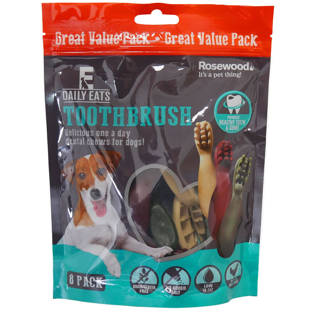 Rosewood Pet Toothbrush 8 pack Image 1