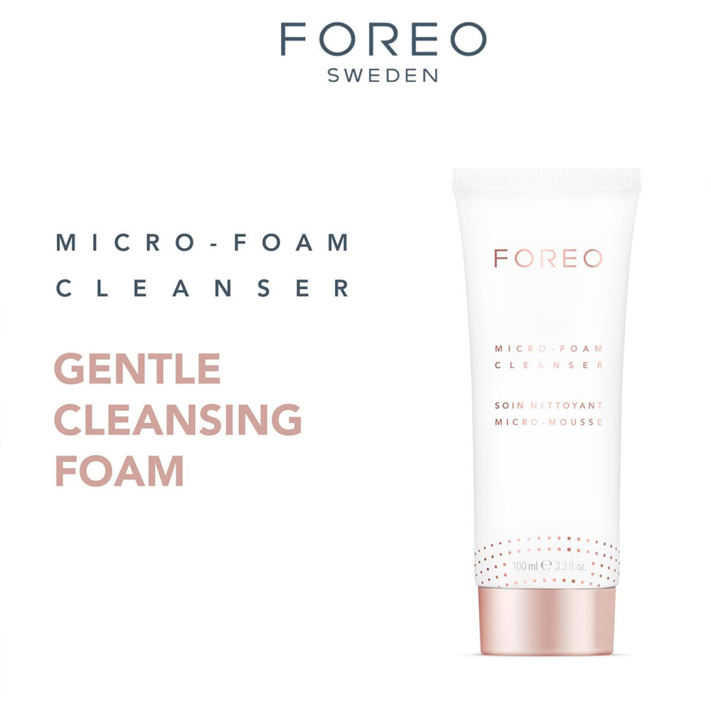 Foreo Micro-Foam Cleanser Gentle Foaming Face Wash 100ml Image 3