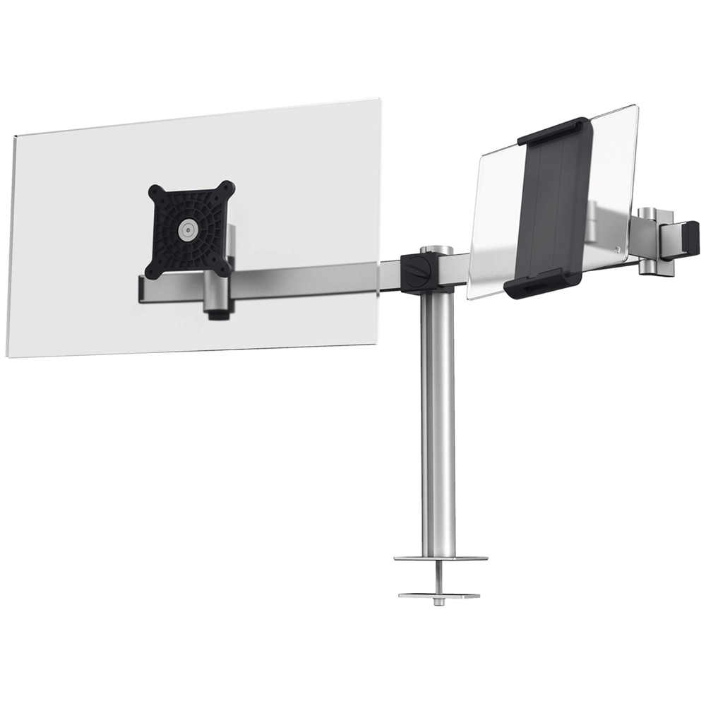 Durable Monitor Mount Pro with Arm for 1 Screen and 1 Tablet Image 4