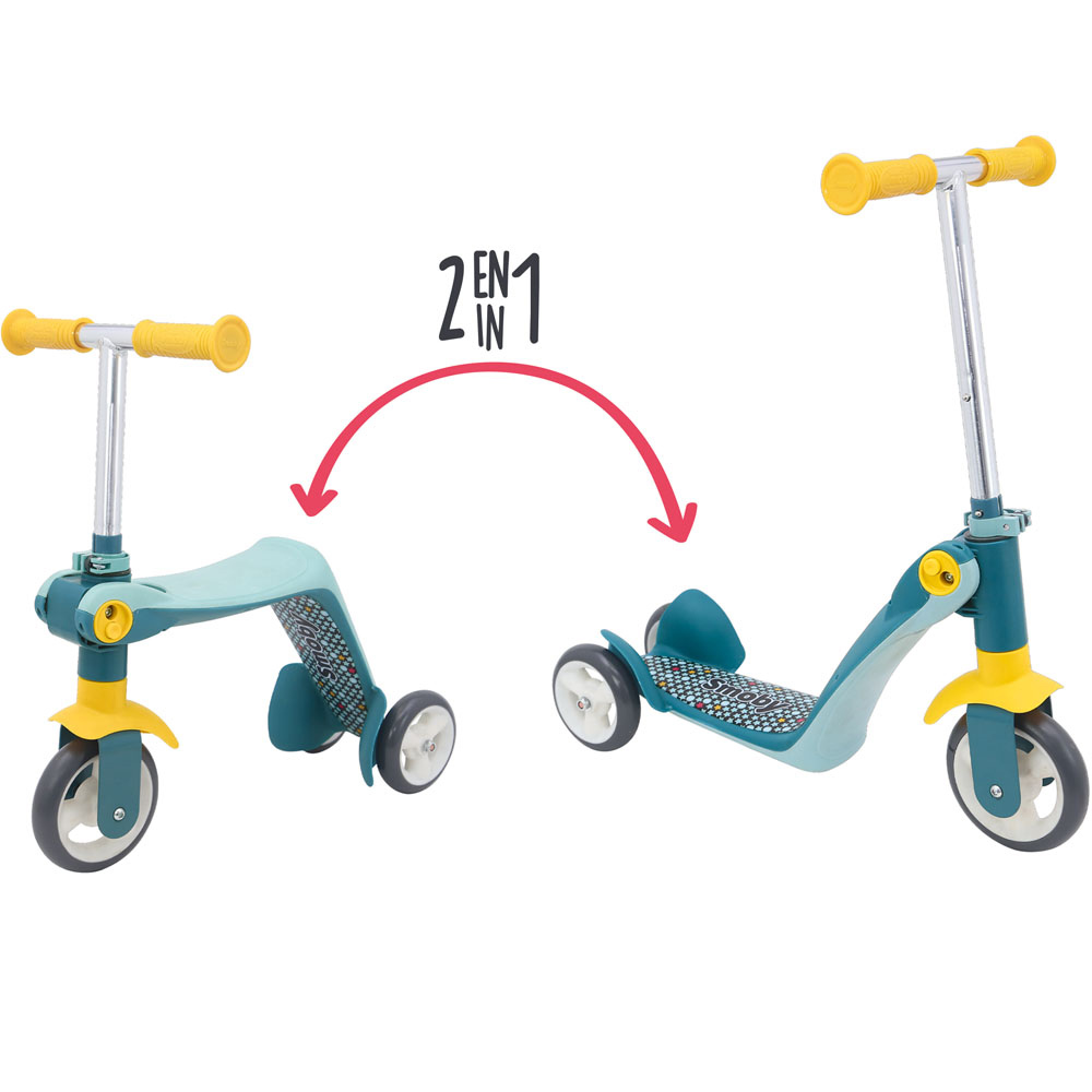 Smoby Reversible 2-in-1 Grey Scooter Image 3