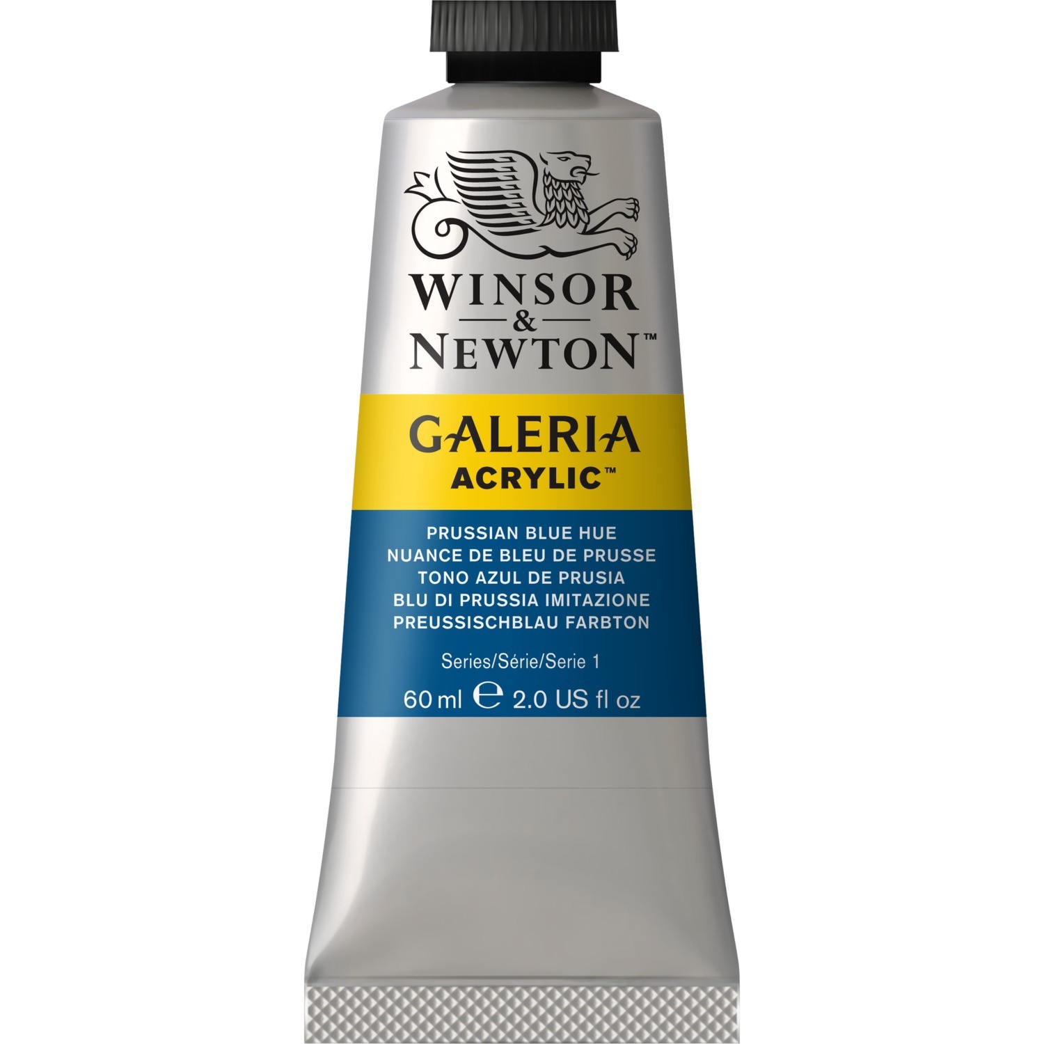 Winsor and Newton 60ml Galeria Acrylic Paint - Prussian Blue Hue Image 1