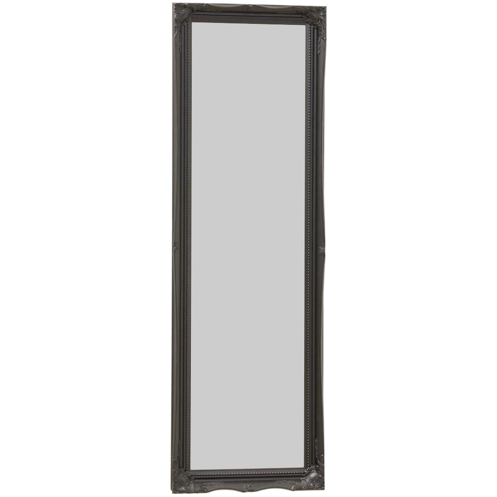Fraser Black Beaded Dress Mirror 122 x 41cm Image 1