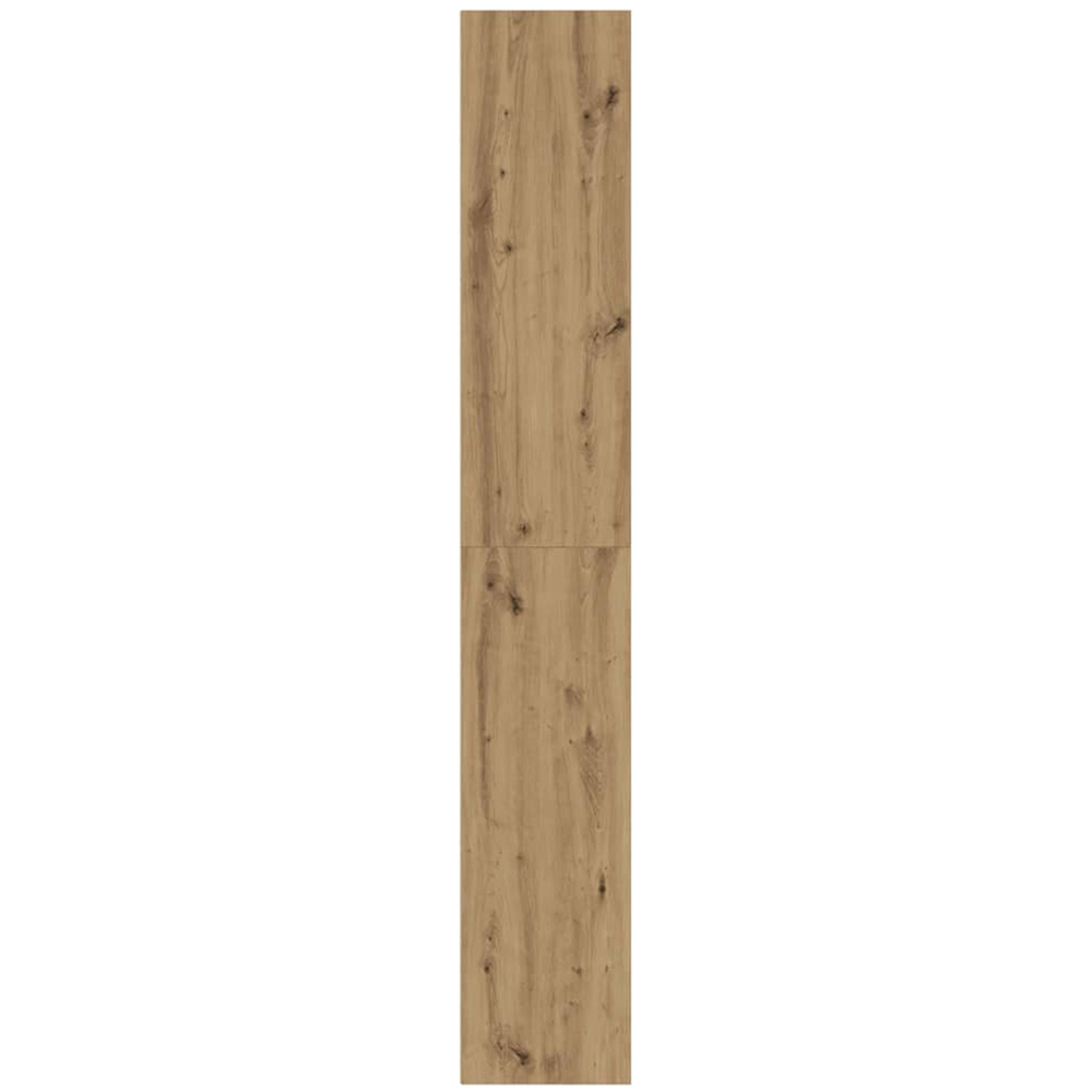vidaXL 5 Shelf Artisanal Oak Bookcase Image 5
