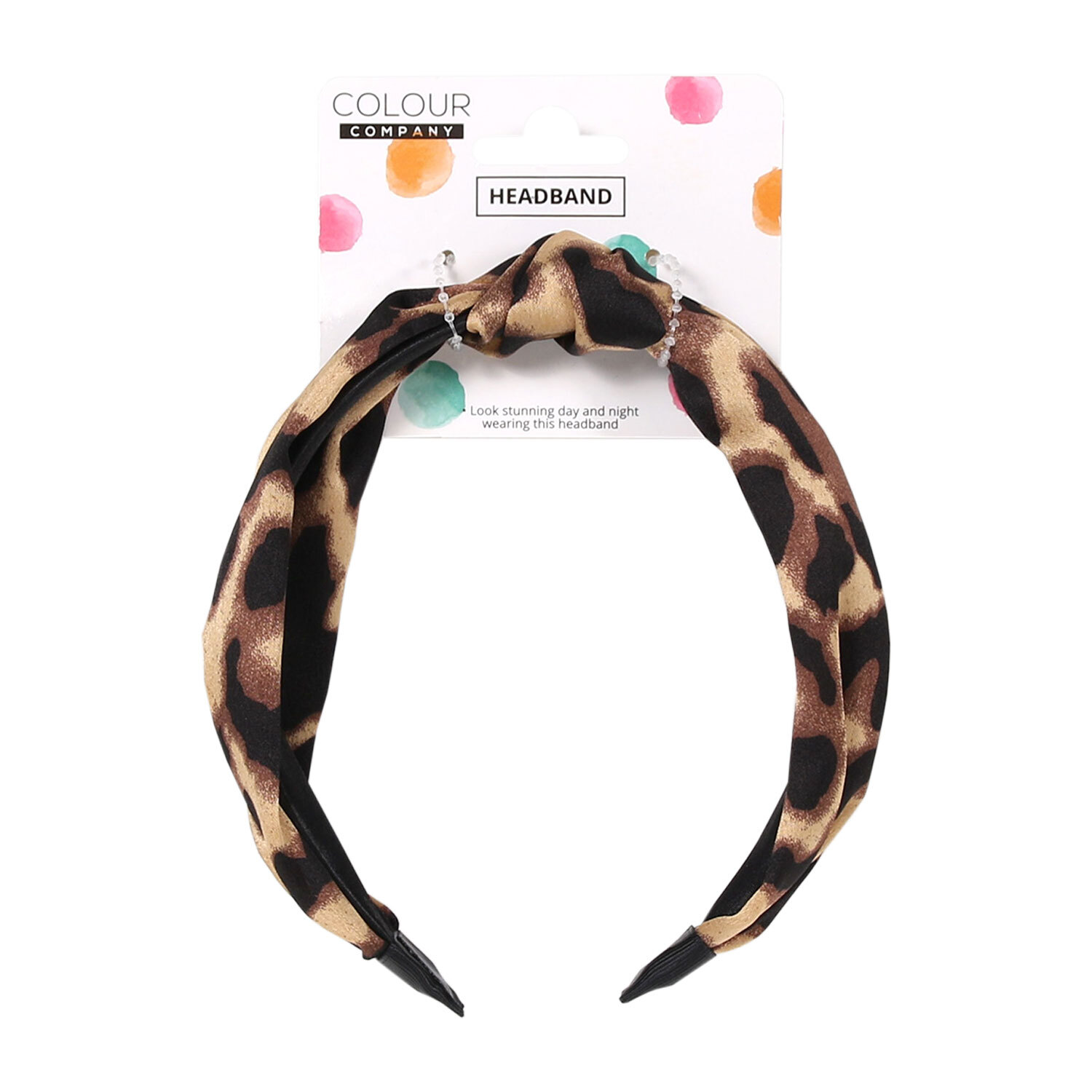 Colour Company Leopard Headband - Brown Image