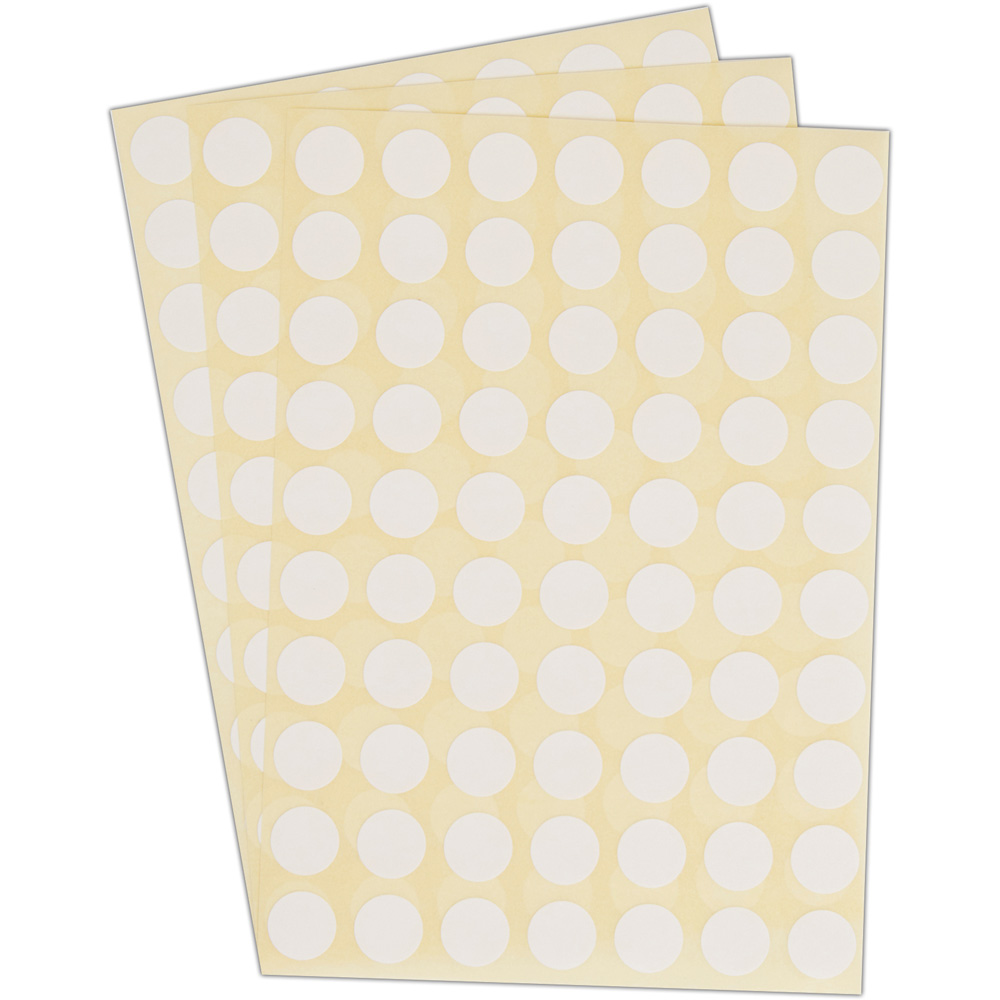 Blick White Round Self Adhesive Office Label 13mm 2800 Pack Image 5