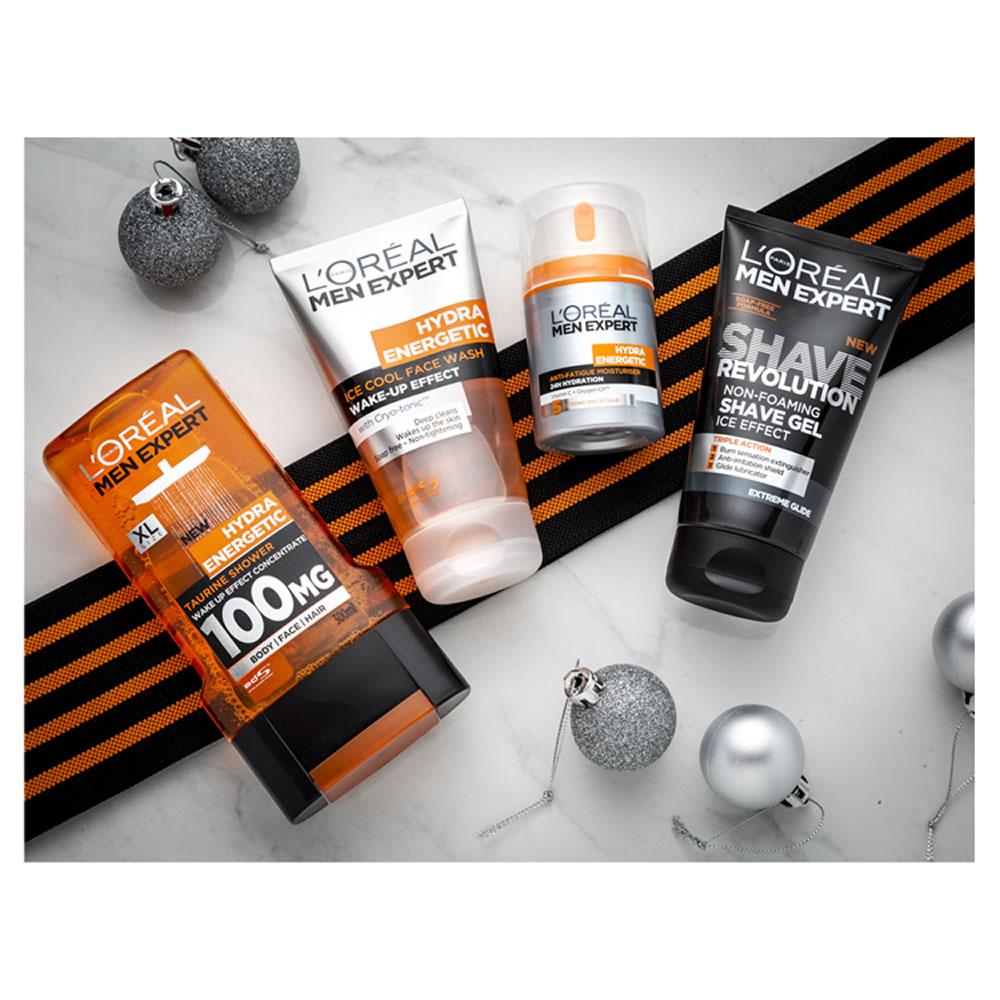 L'Oreal Men Expert Hydra Energetic Washbag Gift Set For Him Wilko