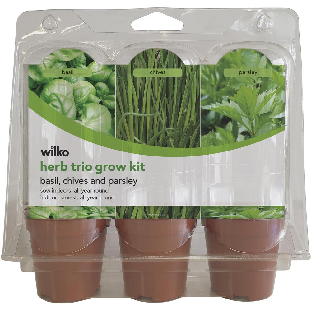 Wilko Grow Your Own Herb Trio Kit Image 2