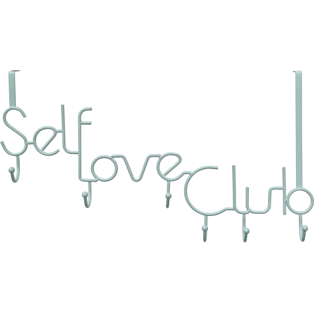 Self Love Club Overdoor Hooks Blue Image 1