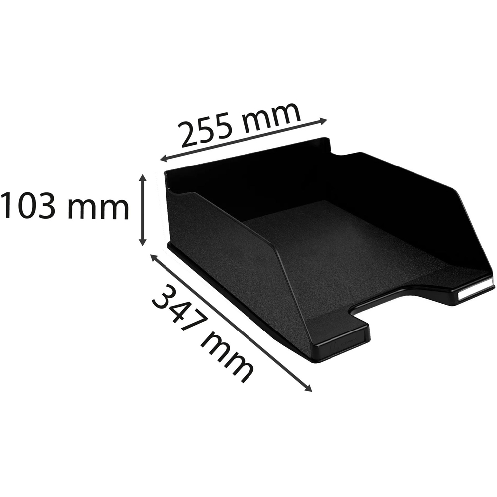 Exacompta Maxi Combo Black Letter Tray 4 Pack Image 5
