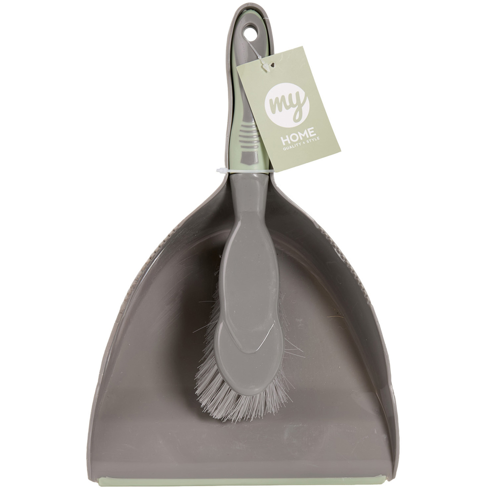 My Home Sage Dustpan and Brush Set Image 2