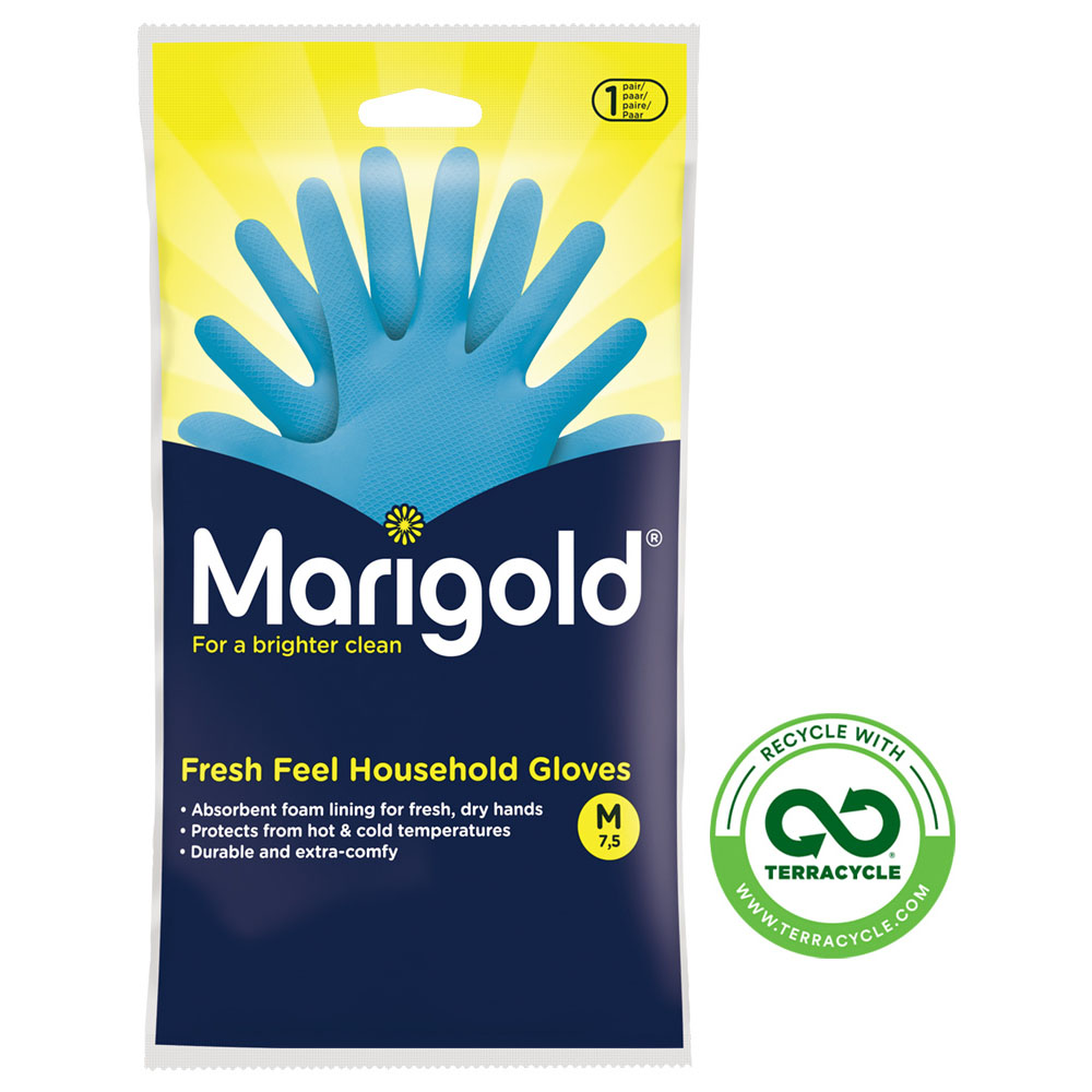 Marigold Fresh Feel Medium Household Gloves Wilko
