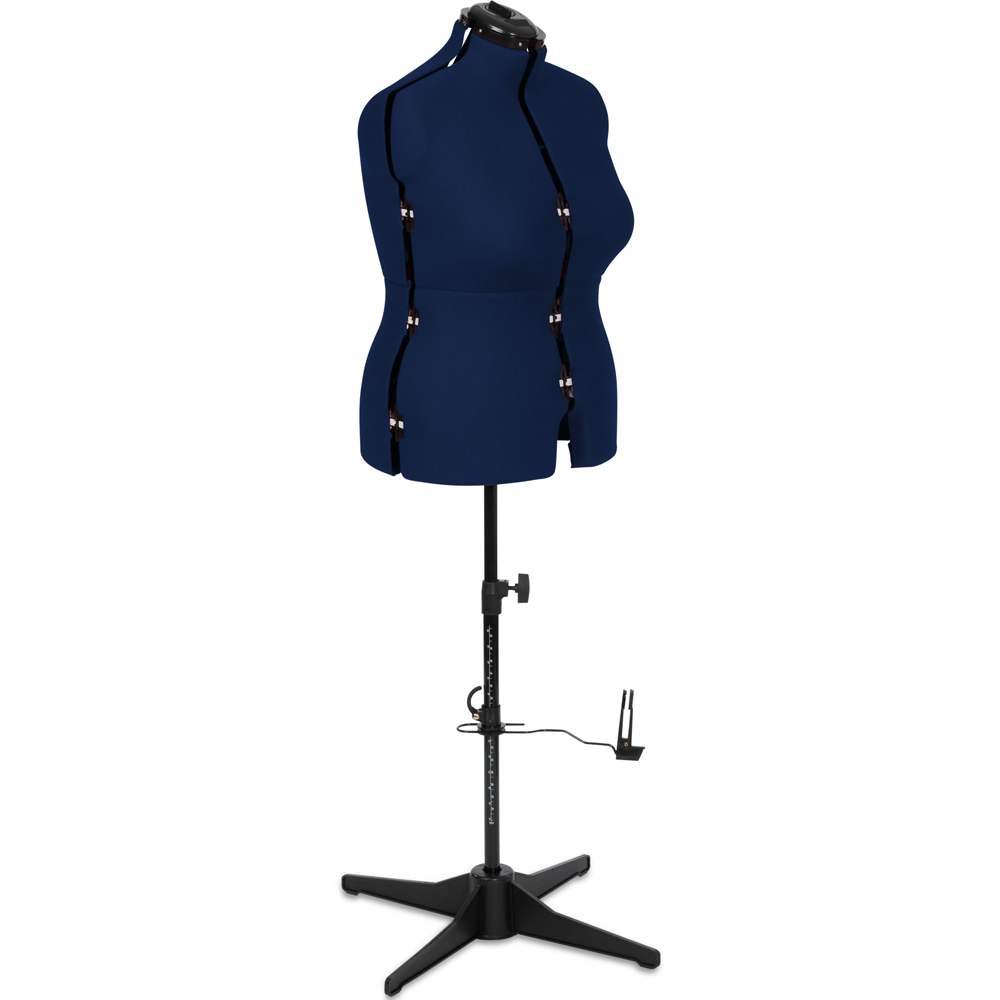 Sewing Online 023818-NVY Navy Adjustable 8-Part Dressmakers Dummy with Hem Marker Large Image 3