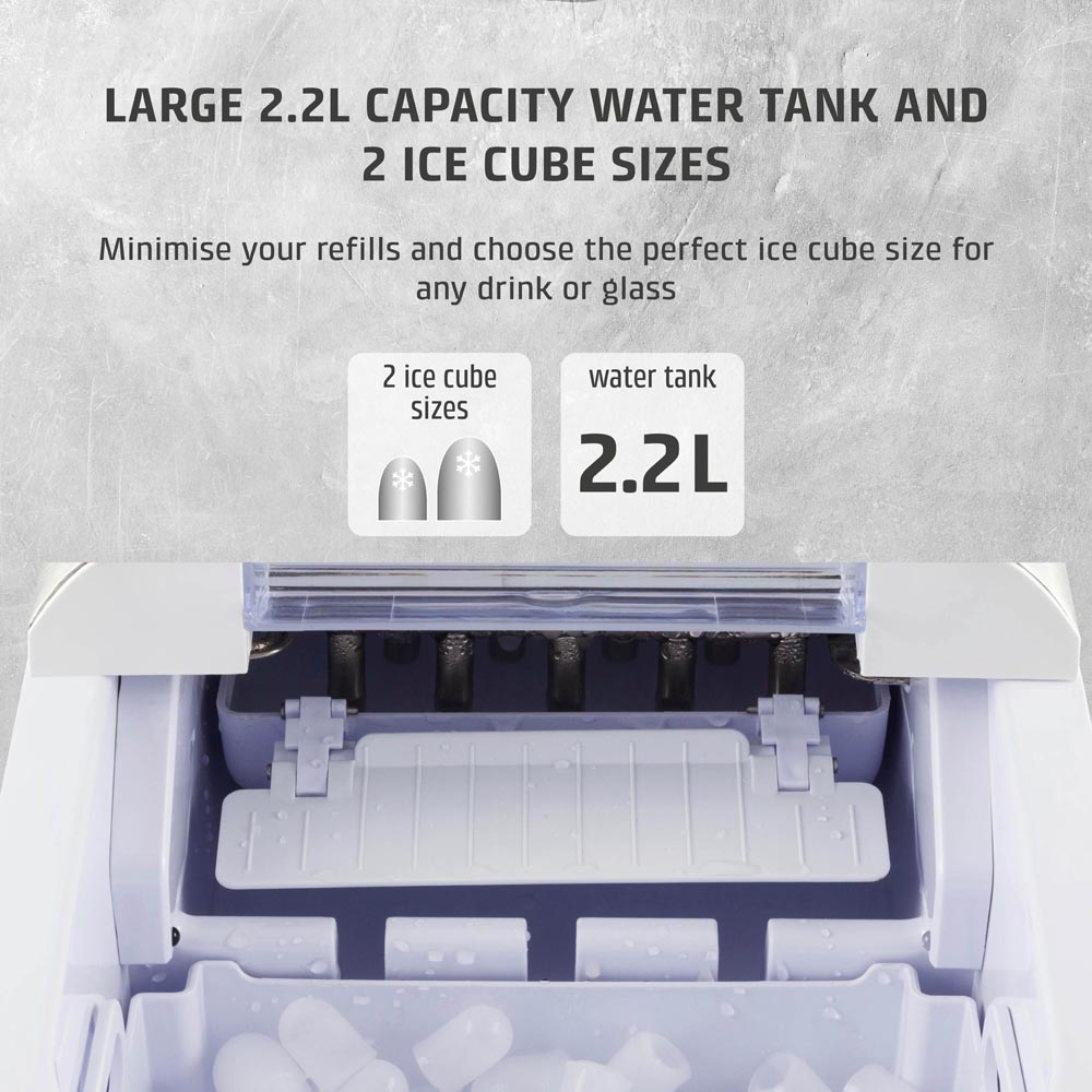 CASO Design IceChef Pro 3302 Silver 2.2L Ice Cube Maker Image 4