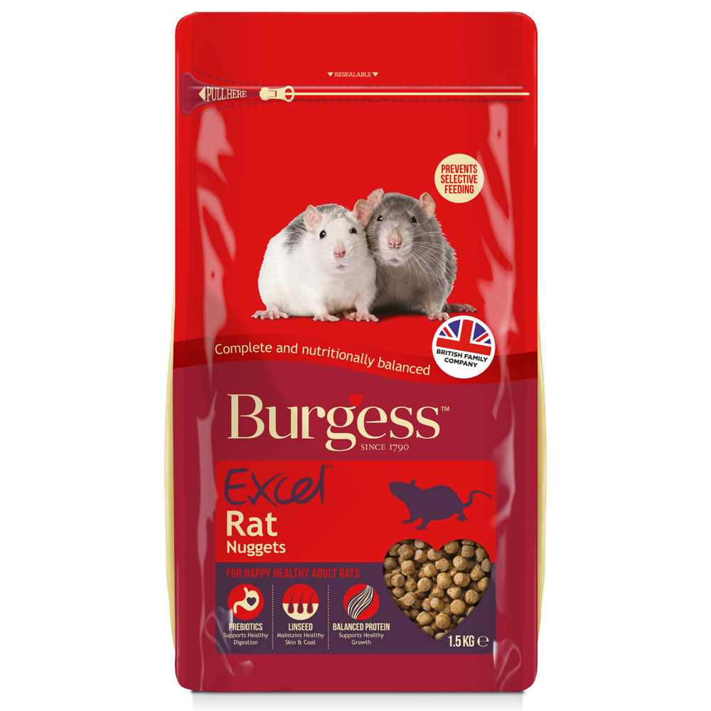 Burgess Excel Rat Nuggets 2kg Image 1