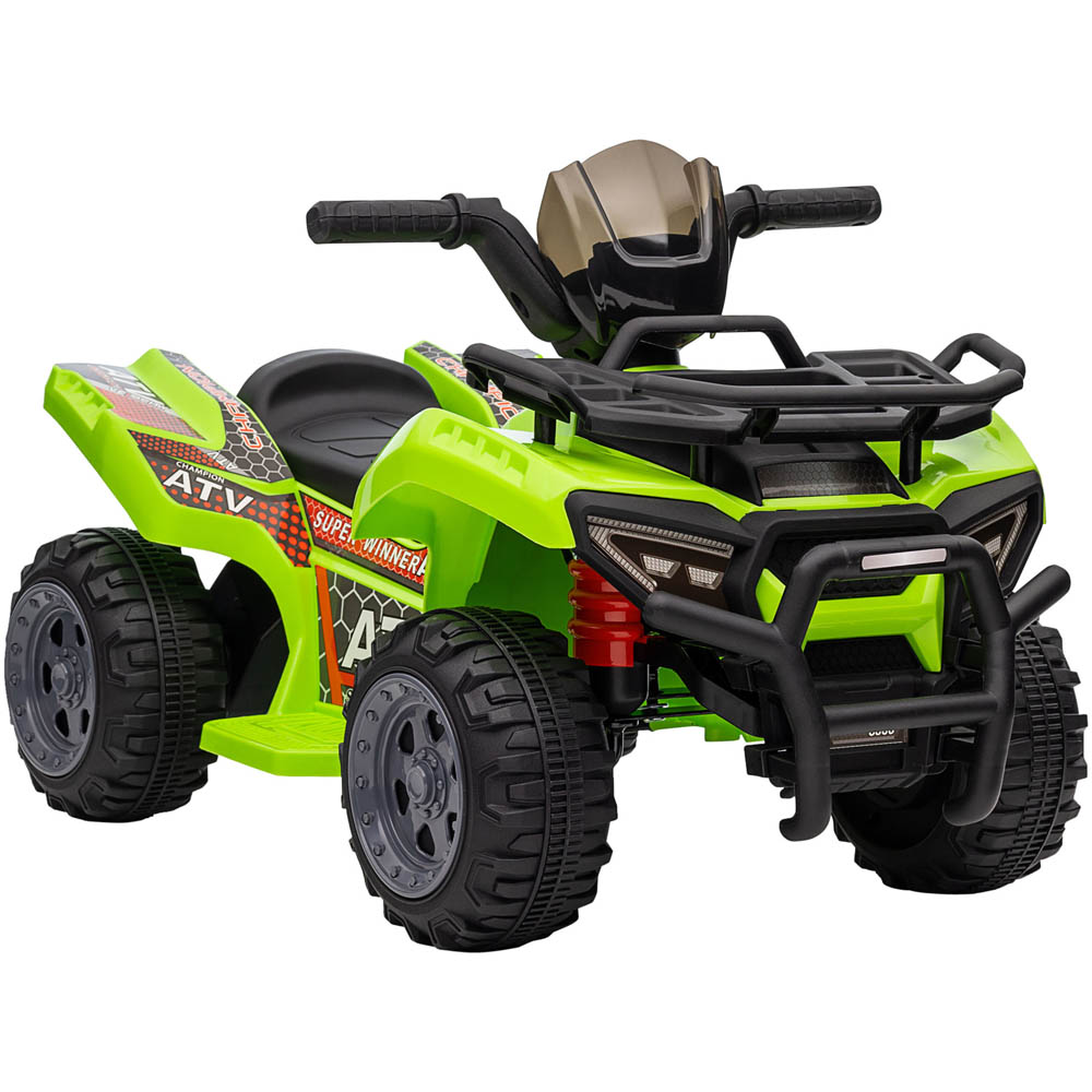 Tommy Toys Toddler Ride On Electric Quad Bike Green 6V Image 1