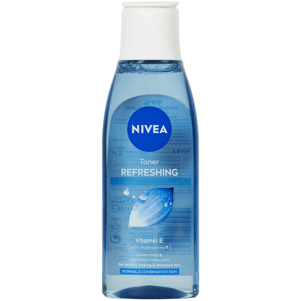 Nivea Refreshing Toner 200ml - Blue Image 1