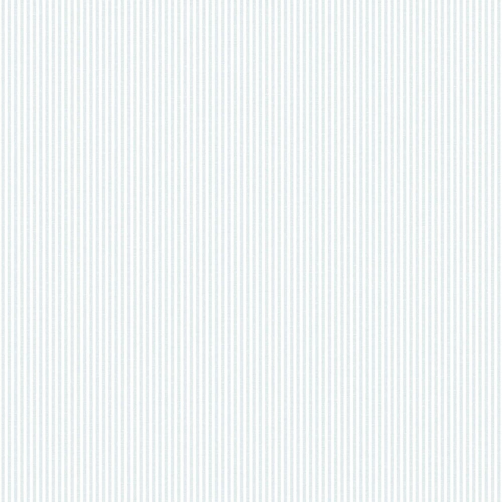 Grandeco Pinstripe Nursery Light Blue Textured Wallpaper Image 1