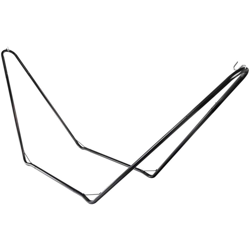Harbour Housewares Black Garden Hammock Stand Image 1