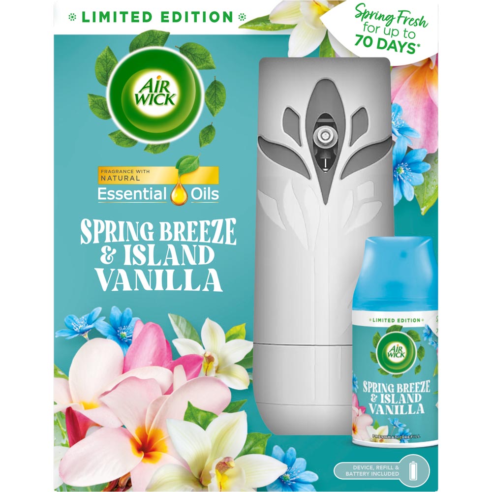 Air Wick Spring Breeze and Island Vanilla Freshmatic Kit 250ml Image 3